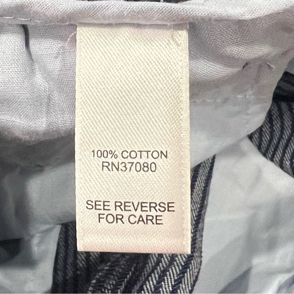 Cato Blue Pin Striped Wide Leg Jeans Size 8 Women's - Picture 4 of 6